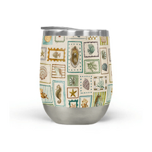 Load image into Gallery viewer, Seaside Stamps Wine Tumbler