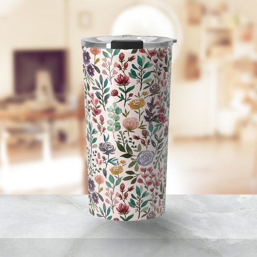 Spring Garden Flowers Travel Mug