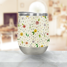 Load image into Gallery viewer, Sprinkles and Flowers Wine Tumbler
