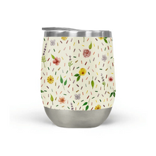 Load image into Gallery viewer, Sprinkles and Flowers Wine Tumbler