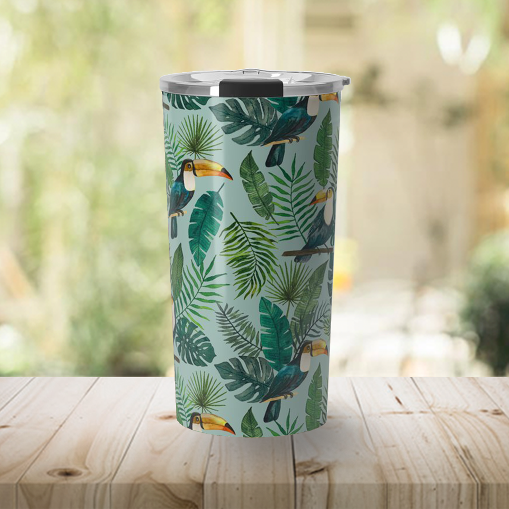 Tropical Toucan Travel Mug – Lauren Ullrich Art