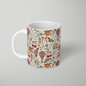 Vintage Valentine's Pattern - Mug