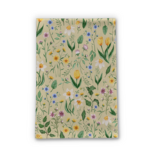 Load image into Gallery viewer, Whimsical Spring Blooms Tea Towel