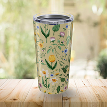 Load image into Gallery viewer, Whimsical Spring Blooms Travel Mug