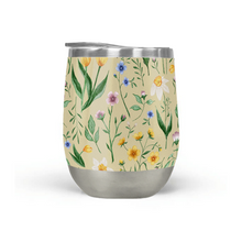 Load image into Gallery viewer, Whimsical Spring Blooms Wine Tumbler