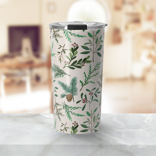 Winter Berry Travel Mug