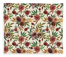 Load image into Gallery viewer, Autumn Flowers - Blanket