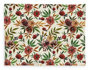 Autumn Flowers - Blanket