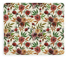 Load image into Gallery viewer, Autumn Flowers - Blanket