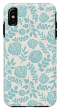 Load image into Gallery viewer, Baby Blue Floral Pattern - Phone Case