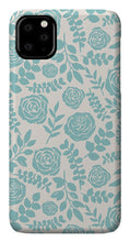 Load image into Gallery viewer, Baby Blue Floral Pattern - Phone Case
