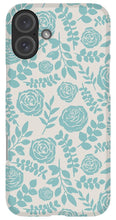 Load image into Gallery viewer, Baby Blue Floral Pattern - Phone Case
