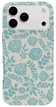 Load image into Gallery viewer, Baby Blue Floral Pattern - Phone Case