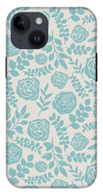 Load image into Gallery viewer, Baby Blue Floral Pattern - Phone Case