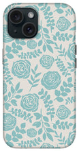 Load image into Gallery viewer, Baby Blue Floral Pattern - Phone Case