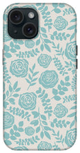 Load image into Gallery viewer, Baby Blue Floral Pattern - Phone Case