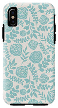 Load image into Gallery viewer, Baby Blue Floral Pattern - Phone Case