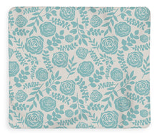 Load image into Gallery viewer, Baby Blue Floral Pattern - Blanket