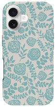 Load image into Gallery viewer, Baby Blue Floral Pattern - Phone Case