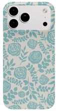 Load image into Gallery viewer, Baby Blue Floral Pattern - Phone Case