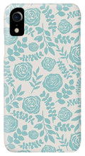 Load image into Gallery viewer, Baby Blue Floral Pattern - Phone Case