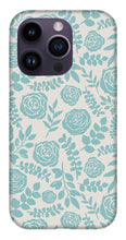 Load image into Gallery viewer, Baby Blue Floral Pattern - Phone Case