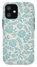 Load image into Gallery viewer, Baby Blue Floral Pattern - Phone Case