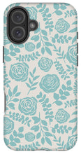 Load image into Gallery viewer, Baby Blue Floral Pattern - Phone Case