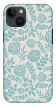 Load image into Gallery viewer, Baby Blue Floral Pattern - Phone Case