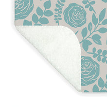 Load image into Gallery viewer, Baby Blue Floral Pattern - Blanket