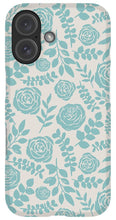 Load image into Gallery viewer, Baby Blue Floral Pattern - Phone Case