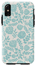 Load image into Gallery viewer, Baby Blue Floral Pattern - Phone Case