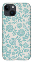 Load image into Gallery viewer, Baby Blue Floral Pattern - Phone Case