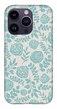 Load image into Gallery viewer, Baby Blue Floral Pattern - Phone Case