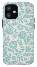 Load image into Gallery viewer, Baby Blue Floral Pattern - Phone Case