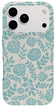 Load image into Gallery viewer, Baby Blue Floral Pattern - Phone Case
