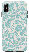 Load image into Gallery viewer, Baby Blue Floral Pattern - Phone Case