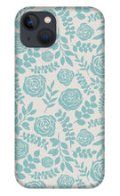 Load image into Gallery viewer, Baby Blue Floral Pattern - Phone Case
