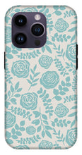 Load image into Gallery viewer, Baby Blue Floral Pattern - Phone Case