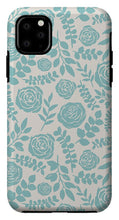 Load image into Gallery viewer, Baby Blue Floral Pattern - Phone Case