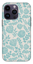 Load image into Gallery viewer, Baby Blue Floral Pattern - Phone Case