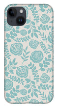Load image into Gallery viewer, Baby Blue Floral Pattern - Phone Case