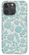 Load image into Gallery viewer, Baby Blue Floral Pattern - Phone Case