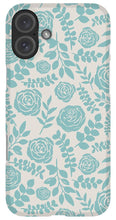 Load image into Gallery viewer, Baby Blue Floral Pattern - Phone Case