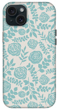 Load image into Gallery viewer, Baby Blue Floral Pattern - Phone Case