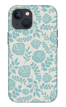 Load image into Gallery viewer, Baby Blue Floral Pattern - Phone Case