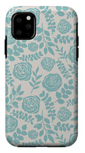 Load image into Gallery viewer, Baby Blue Floral Pattern - Phone Case