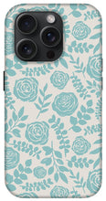 Load image into Gallery viewer, Baby Blue Floral Pattern - Phone Case