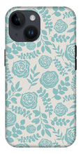 Load image into Gallery viewer, Baby Blue Floral Pattern - Phone Case