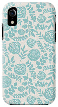 Load image into Gallery viewer, Baby Blue Floral Pattern - Phone Case